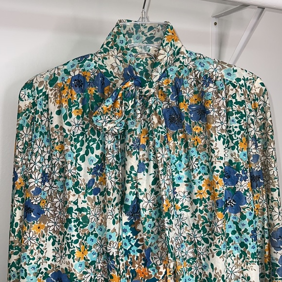 Vintage 1970’s Retro Floral 3 Piece Polyester Matching Set- XS - Picture 4 of 12